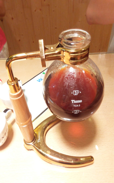 coffee valve make coffee with syphon pot