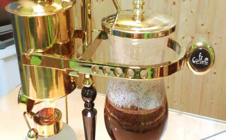 one way degassing valve belgian coffee pot