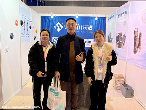 WOJIN Showcased Coffee Bag Degassing Valve Solutions at HOTELEX Shanghai