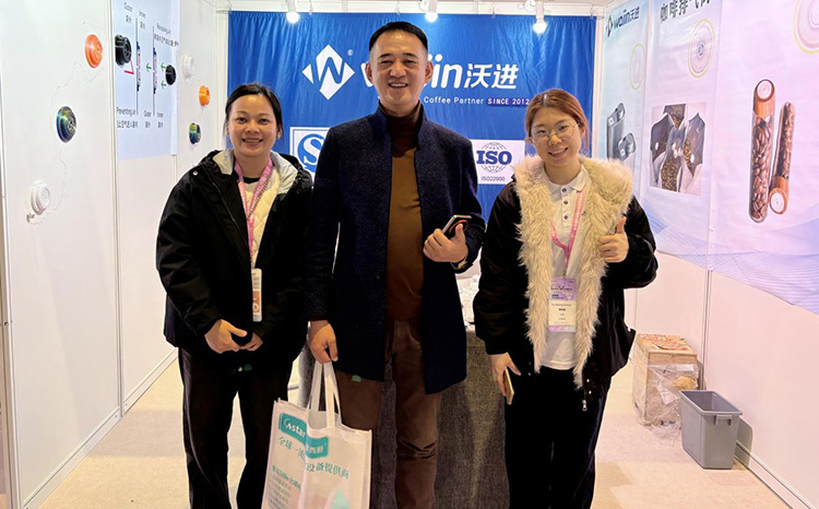 WOJIN Showcased Coffee Bag Degassing Valve Solutions at HOTELEX Shanghai