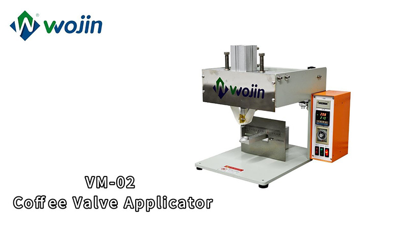 Factory Supply Hot Press Sealing Semi-Automatic Coffee Valve Applicator