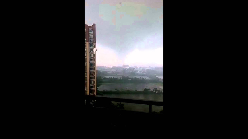 Nature's Raw Power Tracking a Tornado's Path from Afar