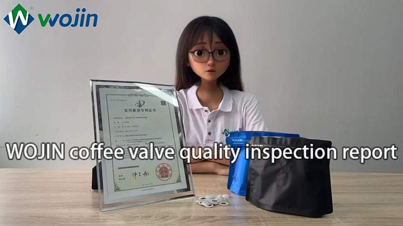 WOJIN coffee valve quality inspection report